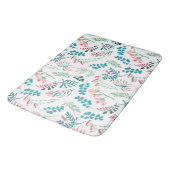 Tapis De Bain Impression florale moderne (Angle)
