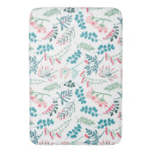 Tapis De Bain Impression florale moderne (devant Vertical)