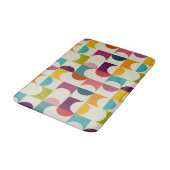 Tapis De Bain Impression géométrique Abstraite moderne du milieu (Angle)