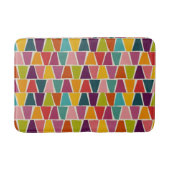 Tapis De Bain Impression géométrique Mosaïque moderne du milieu  (Devant)