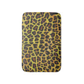 Tapis De Bain Impression léopard Brown et jaune (Devant (Vertical))
