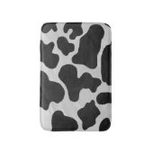 Tapis De Bain Impression noire et blanche de vache (Devant (Vertical))