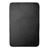 Tapis De Bain Impression peau d'alligator noir (devant Vertical)