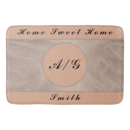 Tapis De Bain Impression texturée en tissu rose - toute couleur (Devant)