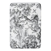 Tapis De Bain Impression toile noire (devant Vertical)