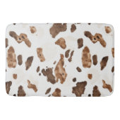 Tapis De Bain Impression Vache Marron Chocolat (Devant)