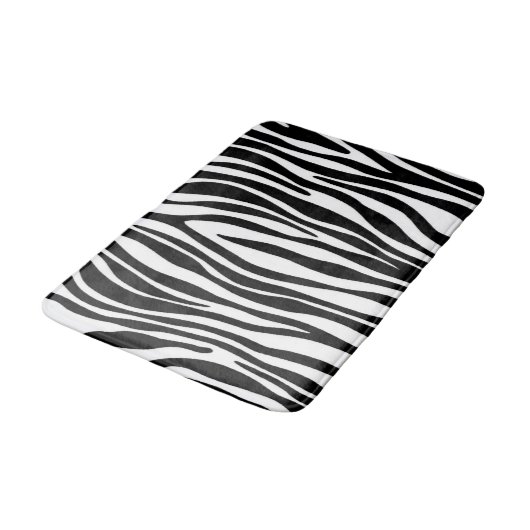 Tapis De Bain Impression Zebra (Angle)