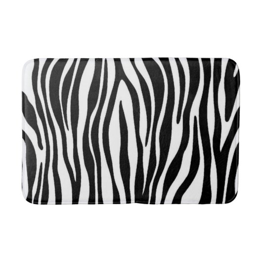 Tapis De Bain Impression Zebra (Devant)