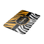 Tapis De Bain Impression Zebra (Angle)