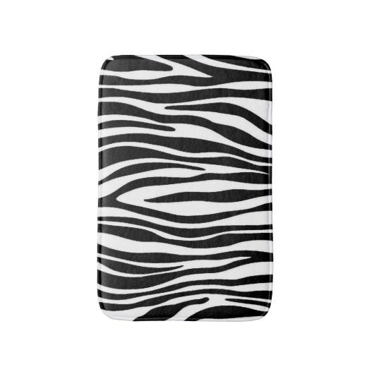 Tapis De Bain Impression Zebra (Devant (Vertical))