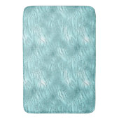 Tapis De Bain Impression Zebra Mint Glitzy (devant Vertical)