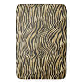 Tapis De Bain Impression Zèbre Or Design  (devant Vertical)