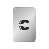 Tapis De Bain Imprimantes pieds nus (Devant (Vertical))