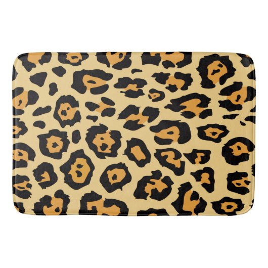 tapis de bain imprimé jaguar (Devant)