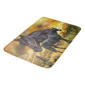 Tapis De Bain Imprimer cheval andalou (Angle)