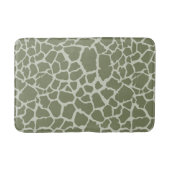 Tapis De Bain Imprimer Giraffe verte Sage (Devant)