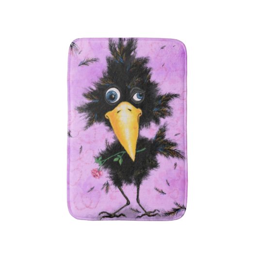 Tapis De Bain In Love Crow - Drôle (Devant (Vertical))