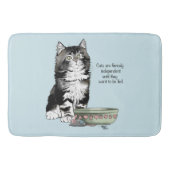 Tapis De Bain Indépendant Kitten Bowl Funny (Devant)
