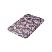 Tapis De Bain Indian Paisley : Médaillon Floral Sans Seamless. (Angle)