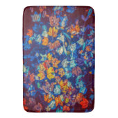Tapis De Bain Indigo automne feuilles tourbillonnantes motif (devant Vertical)