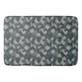 Tapis De Bain Indigo Dreams déchaîné Shibori Japonais (Devant)