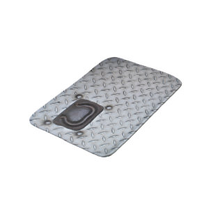 Tapis de bain industriel de regard en métal