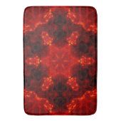 Tapis De Bain Inferno Nexus - Fiery Kaleidoscope Art (devant Vertical)