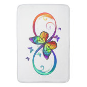 Tapis De Bain Infini papillon arc-en-ciel (devant Vertical)