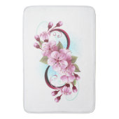 Tapis De Bain Infinité avec les fleurs Sakura (devant Vertical)