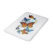 Tapis De Bain Infinité de papillons monarques (Angle)