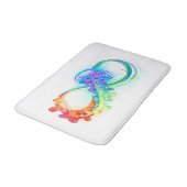 Tapis De Bain Infinity avec Rainbow Jellyfish (Angle)