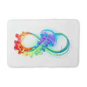 Tapis De Bain Infinity avec Rainbow Jellyfish (Devant)