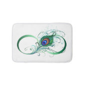 Tapis De Bain Infinity Symbol with Peacock Feather (Devant)