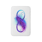 Tapis De Bain Infinity with purple feather (Devant (Vertical))