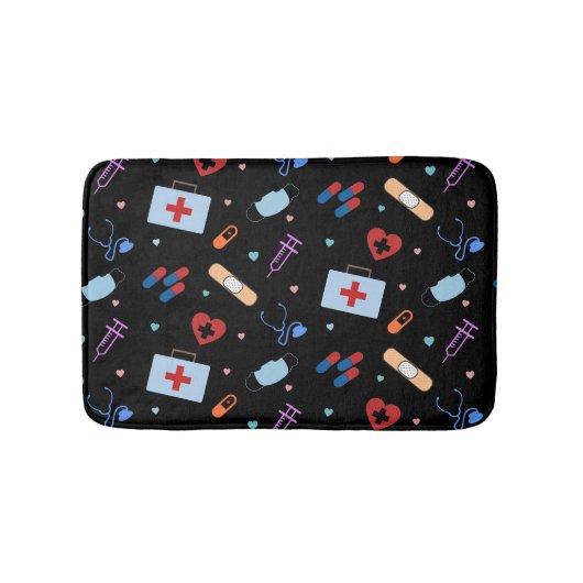 Tapis De Bain Infirmière de la RN Étudiante en soins infirmiers (Devant)