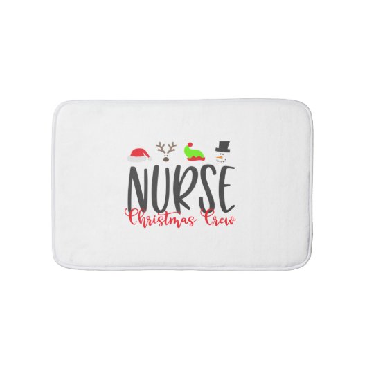 Tapis De Bain Infirmière de Noël2 (Devant)