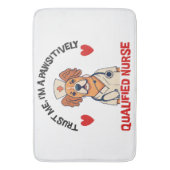 Tapis De Bain Infirmière Qualifiée Pawsitively (devant Vertical)