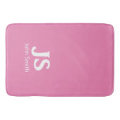 Tapis De Bain Initiales personnelles personnalisables (Devant)