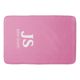 Tapis De Bain Initiales personnelles personnalisables