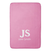 Tapis De Bain Initiales personnelles personnalisables (devant Vertical)