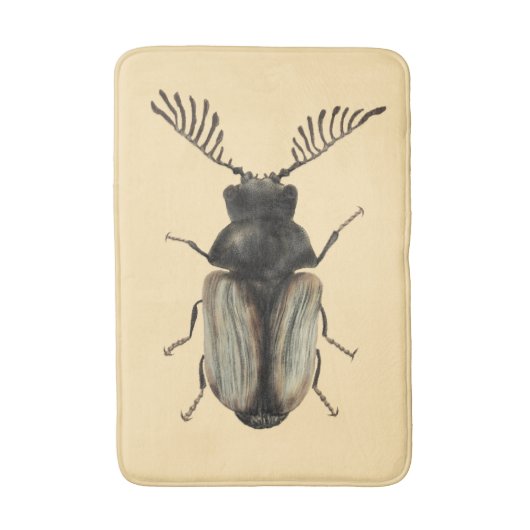 Tapis De Bain Insect Lover Art : Cool Beetle (Devant (Vertical))