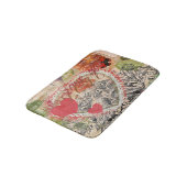Tapis De Bain Inséparables Heart Red Art Collage (Angle)