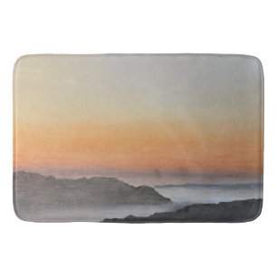 Tapis de bain inspirant Lever de soleil tempête