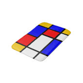 Tapis De Bain Inspiration Mondrian (Angle)
