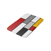 Tapis De Bain Inspiration mondrienne colorée (Angle)