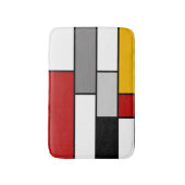 Tapis De Bain Inspiration mondrienne colorée (Devant (Vertical))