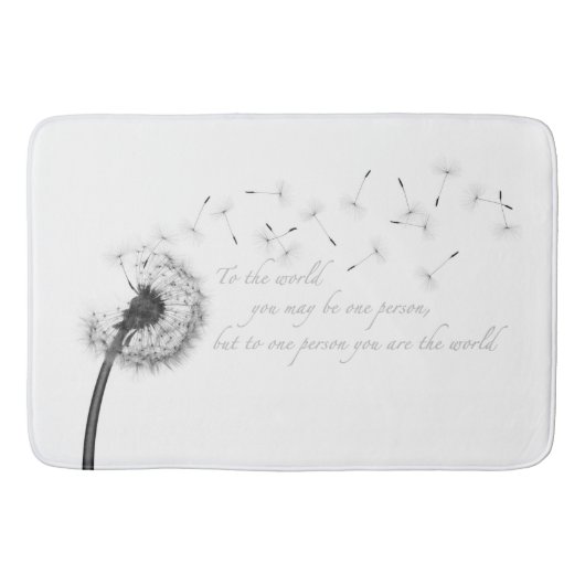 Tapis de bain Inspiration Pissenlit (Devant)