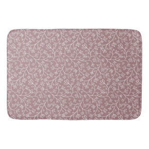 Tapis De Bain Interplay White Little Dancing Flowers