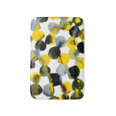 Tapis De Bain Intertactions jaune, gris et noir (Devant (Vertical))