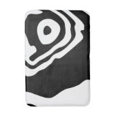 Tapis De Bain Into Deep : Abstrait noir & blanc (Devant (Vertical))